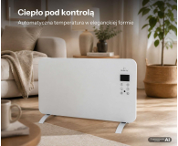 Mission Air Grzejnik konwektorowy PORTO WiFi 1500W Biały - 1590296 - zdjęcie 6
